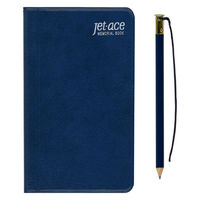 ダイゴー ジェットエース 鉛筆付 5mm 横罫 18行 紺 A1146 1セット(1冊×2)（直送品）