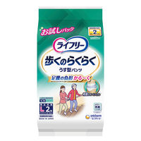 【大人用おむつ/パンツ】ライフリー歩くのらくらくうす型パンツ2回Ｌ2枚 4903111557134 1パック（2枚入）