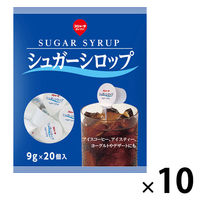 東京めいらく スジャータ シュガーシロップ 9g 1セット(20個入×10)