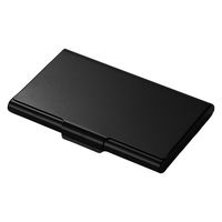 無印良品 アルミカードケース 厚口 黒 約６０×９３ｍｍ 約２５枚収納 良品計画