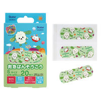 スケーター QQB2C 救急絆創膏(ばんそうこう) S 20枚入 【いないいないばあっ!】 685477-QQB2C 1箱(20枚入)（直送品）