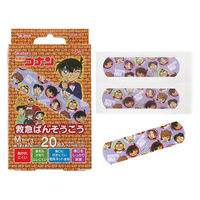 スケーター QQB1C 救急絆創膏(ばんそうこう) M 20枚入 【名探偵コナン】 711053-QQB1C 1箱(20枚入)（直送品）