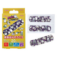 スケーター QQB1C 救急絆創膏(ばんそうこう) M 20枚入 【にゃんこ大戦争 26】 723933-QQB1C 1箱(20枚入)（直送品）