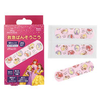 スケーター QQB1C 救急絆創膏(ばんそうこう) M 20枚入 【プリンセス】 718441-QQB1C 1箱(20枚入)（直送品）