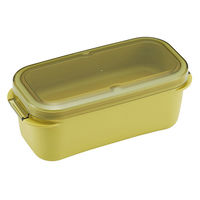 スケーター PALB6 ラク洗2段ランチボックス 600ml 【アンバーイエロー】 727450-PALB6 1個（直送品）