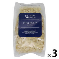 製菓材料  BAKINg MASTER アーモンドスライス 500g 1セット（1個×3）