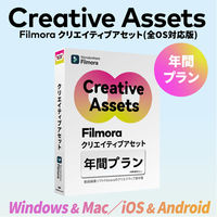 ワンダーシェアーソフトウエア クリエイティブアセット年間プラン WS-FCA365JP 1本（直送品）