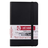 ターレンスジャパン ターレンス アートクリエーションTAC ドットブック ブラック 9×14 490972 1個（直送品）