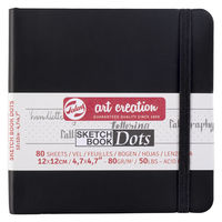ターレンスジャパン ターレンス アートクリエーションTACドットブック ブラック 12×12 490999 1個（直送品）