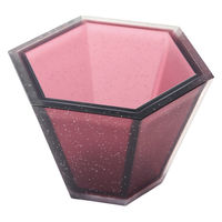 曙産業 TW-3789 角器(KAKKI) 六角お猪口 柘榴 70ml 1個（直送品）