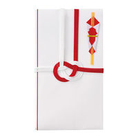 マルアイ 祝儀袋 紅白7本 あわじ結び キ-N110 1セット(1パック×10)（直送品）