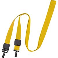 オープン工業 ループクリップ ダブルフック式 15mm 黄 NX-17P-YE 1セット(2本)（直送品）