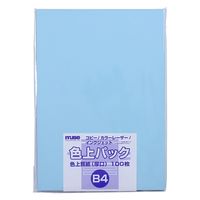 ミューズ 色上パック 色上質紙 厚口 B4 100枚入 空 300238 1パック(100枚入)（直送品）
