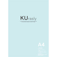 包む カラーペーパー A4 50枚入 中厚口 色上質 水色 TL0G3 1セット(1冊×3)（直送品）