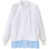 アイトス 長袖比翼ジャンバー ホワイト 5L 861030-001-5L 861030 1着（直送品）