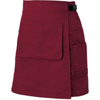 アイトス ラップエプロン ボルドー L 8634-109-L 8634 1枚（直送品）