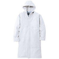アイトス ベンチコート ホワイト L 8291-001-L 8291 1着（直送品）
