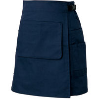 アイトス ラップエプロン ネイビー S 8634-008-S 8634 1枚（直送品）