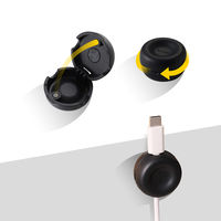 ケーブルホルダー マグネット式クリップ 最大径約8mmケーブル対応 3個入り ブラック EKC-CCH01BK エレコム 1個（直送品）