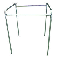 グリーンクロス 折りたたみ式ローコストフレコンバッグスタンド 950×950×1100mm AKF-Y1 1台（直送品）