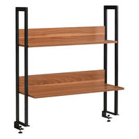 タマリビング デスクラック カジュアリー BK/BR 50006351 1台（直送品）