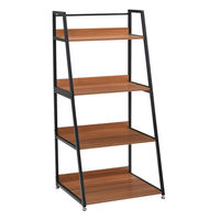 タマリビング カジュアリー マルチラック カジュアリー4段 幅600×奥行540×高さ1280mm ブラック/ブラウン 1台（直送品）