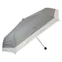 アテイン 晴雨兼用60cmミニ 切り継ぎ UNiB グレー 4089GY 1セット(1本×3)（直送品）