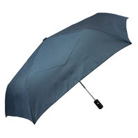 アテイン 55cmミニ ゼロストレス 形状記憶 無地 自動開閉 ネイビー 4091NV 1セット(1本×3)（直送品）