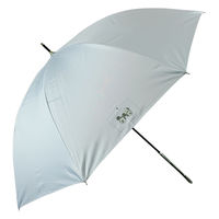 アテイン 晴雨兼用55cm手開 ミッキー&ミニー アイスブルー 6733IB 1セット(1本×3)（直送品）