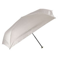 アテイン 晴雨兼用50cmミニ 超軽量 無地 ベージュ 6744BE 1セット(1本×3)（直送品）