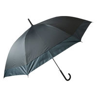 アテイン 晴雨兼用65cmジャンプ 切り継ぎ UNiB ブラック 6763BK 1セット(1本×3)（直送品）