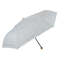 アテイン 晴雨兼用50cmミニ スモールフローラルドット アイスブルー 6790IB 1セット(1本×3)（直送品）