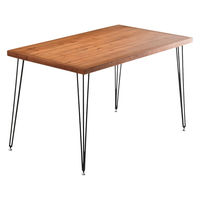 【軒先渡し】B.Bファニシング infinite ダイニングテーブル 幅1200×奥行700×高さ720mm ブラウン 1台（直送品）