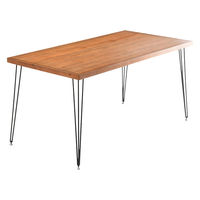 【軒先渡し】B.Bファニシング infinite ダイニングテーブル 幅1500×奥行750×高さ720mm ブラウン 1台（直送品）