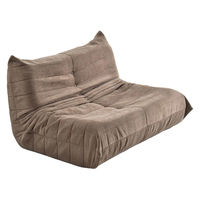 【軒先渡し】B.Bファニシング 2人掛けソファ Camellia 幅1240mm ブラウン 1台（直送品）