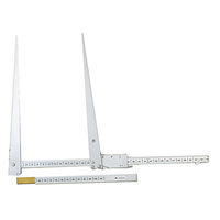 コノエ測器 ジュラルミン製ワイド輪尺 9D 最小目盛:10mm 数字:20mm毎 樹木の直径測定 1100100002246 1個（直送品）