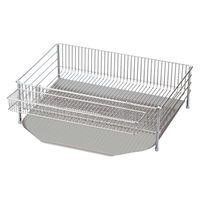 和平フレイズ ラバーゼ 水切りかご 大 縦置タイプ 3点セット a36402 1個（直送品）