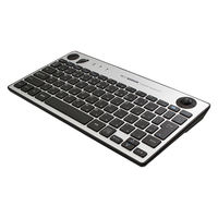 ナカバヤシ 無線 トラックボール搭載キーボード シルバー FKB-R252SL 1個（直送品）