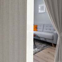 サンローズ 4枚組 カーテン レースカーテンセット トラビス 1000×850mm ブラウン 1セット(4枚入)（直送品）