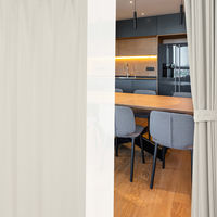 サンローズ 4枚組 カーテン レースカーテンセット デリス 1000×850mm アイボリー 1セット(4枚入)（直送品）