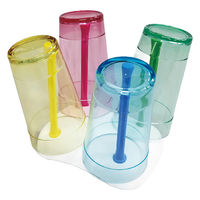 タマハシ 4色コップ・スタンドセットホワイト N4-W 1個（直送品）