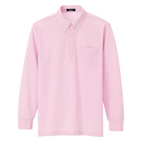 アイトス ボタンダウン長袖ポロ ピンク 3L 7616-160-3L 7616 1枚（直送品）