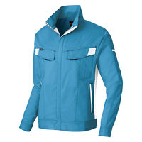 アイトス 長袖ブルゾン サックス 5L 6830-007-5L 6830 1着（直送品）