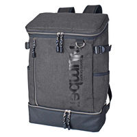 スワン Number 2段スクエアリュック 33L 61007 ブラック 1個（直送品）