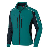 アイトス 長袖ブルゾン グリーン×ブラック 6L 9130-005-6L 9130 1着（直送品）