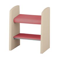アズワン 立ったまま座るベンチ(スベラーン)700×460×800mm ピンク TSB-700-P 1台 9-1603-01（直送品）