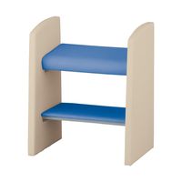 アズワン 立ったまま座るベンチ(スベラーン)700×460×800mm ブルー TSB-700-B 1台 9-1603-02（直送品）