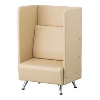 アズワン プライベートロビーベンチ アイボリー PLB-800IV 1個 8-925-07（直送品）