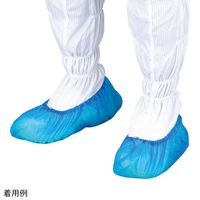 アズワン 使い捨てシューズカバー(ポリエチレン製軽量タイプ)1袋(100枚入) PE100 1袋(100枚) 8-963-01（直送品）
