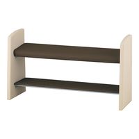 アズワン 立ったまま座るベンチ(スベラーン)1500×460×800mm ダークブラウン TSB-1500-D 1台 9-1604-06（直送品）